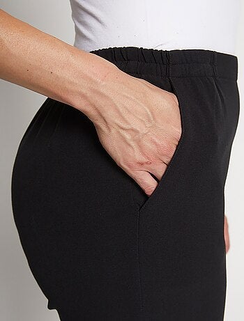Pantalon droit taille semi-élastiquée - Afibel