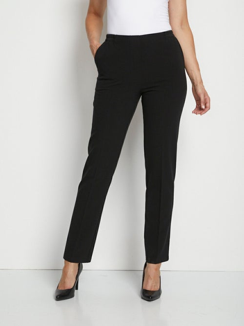 Pantalon droit taille semi-élastiquée - Afibel - Kiabi