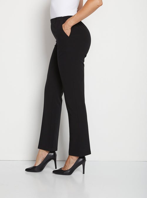 Pantalon droit taille semi-élastiquée - Afibel - Kiabi