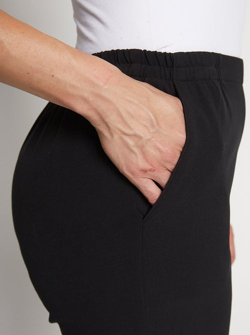 Pantalon droit taille semi-élastiquée - Afibel - Kiabi