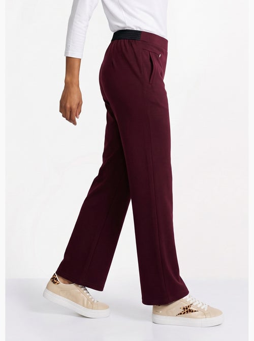 Pantalon droit taille semi élastiquée - afibel - Kiabi