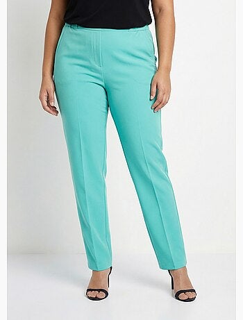 Pantalon droit taille semi-élastiquée - Afibel