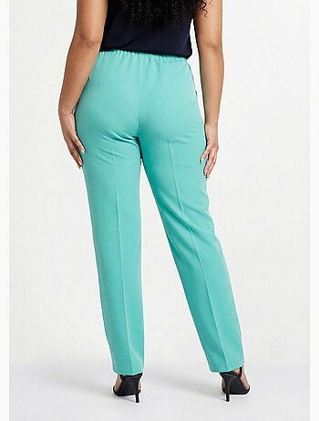Pantalon droit taille semi-élastiquée - Afibel