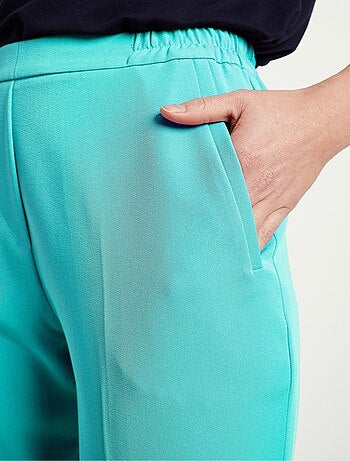 Pantalon droit taille semi-élastiquée - Afibel