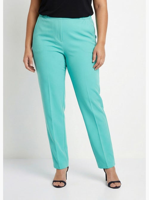 Pantalon droit taille semi-élastiquée - Afibel - Kiabi