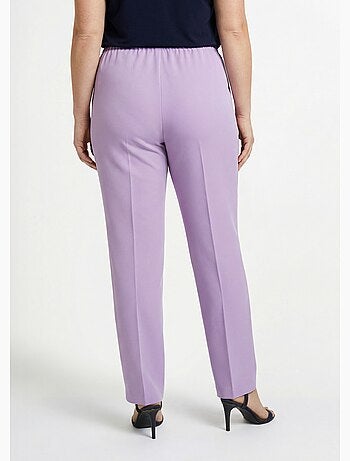 Pantalon droit taille semi-élastiquée - Afibel