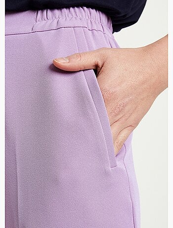 Pantalon droit taille semi-élastiquée - Afibel