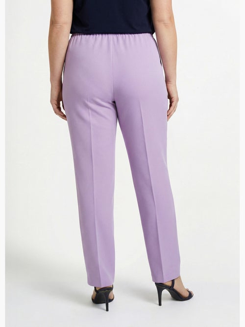 Pantalon droit taille semi-élastiquée - Afibel - Kiabi