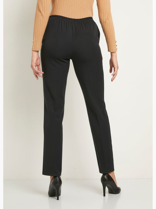 Pantalon droit taille semi élastiquée ventre plat - Afibel - Kiabi