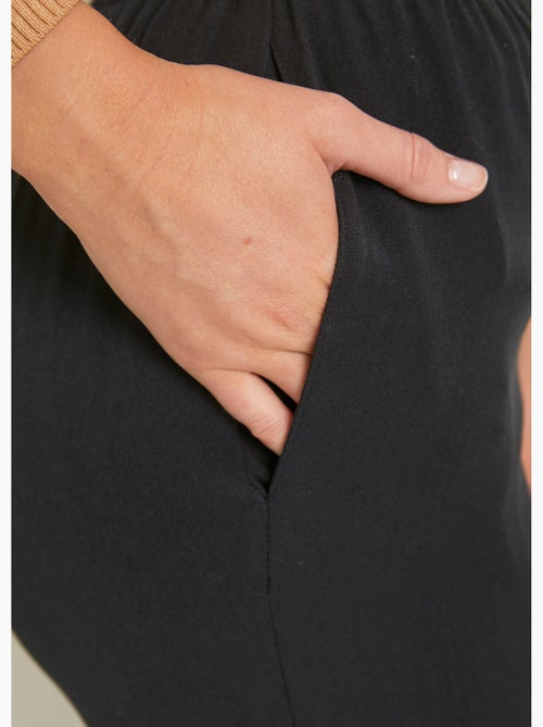 Pantalon droit taille semi élastiquée ventre plat - Afibel - Kiabi