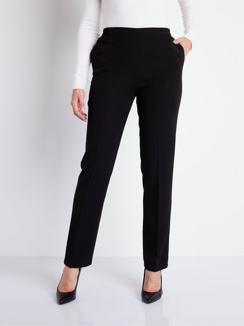 Pantalon droit taille semi élastiquée ventre plat - afibel - Kiabi Pantalon droit taille semi élastiquée ventre plat - afibel - Kiabi