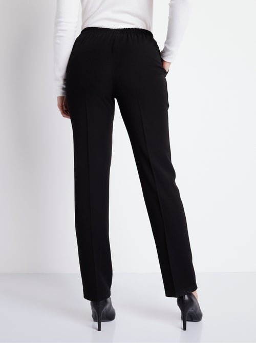 Pantalon droit taille semi élastiquée ventre plat - afibel - Kiabi Pantalon droit taille semi élastiquée ventre plat - afibel - Kiabi