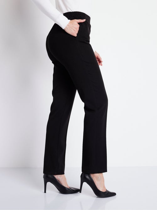 Pantalon droit taille semi élastiquée ventre plat - afibel - Kiabi Pantalon droit taille semi élastiquée ventre plat - afibel - Kiabi