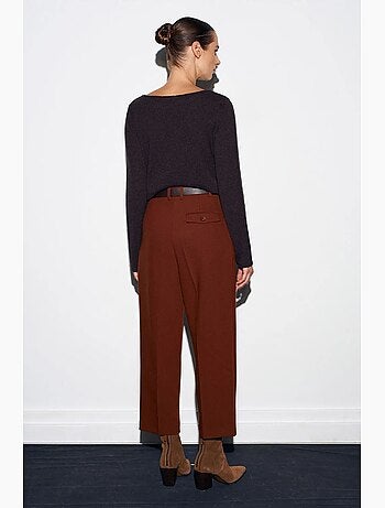 Pantalon droit tailleur femme dilvin