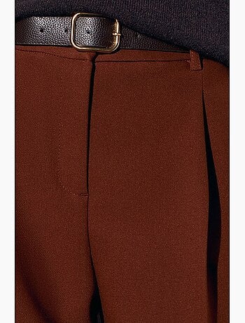 Pantalon droit tailleur femme dilvin