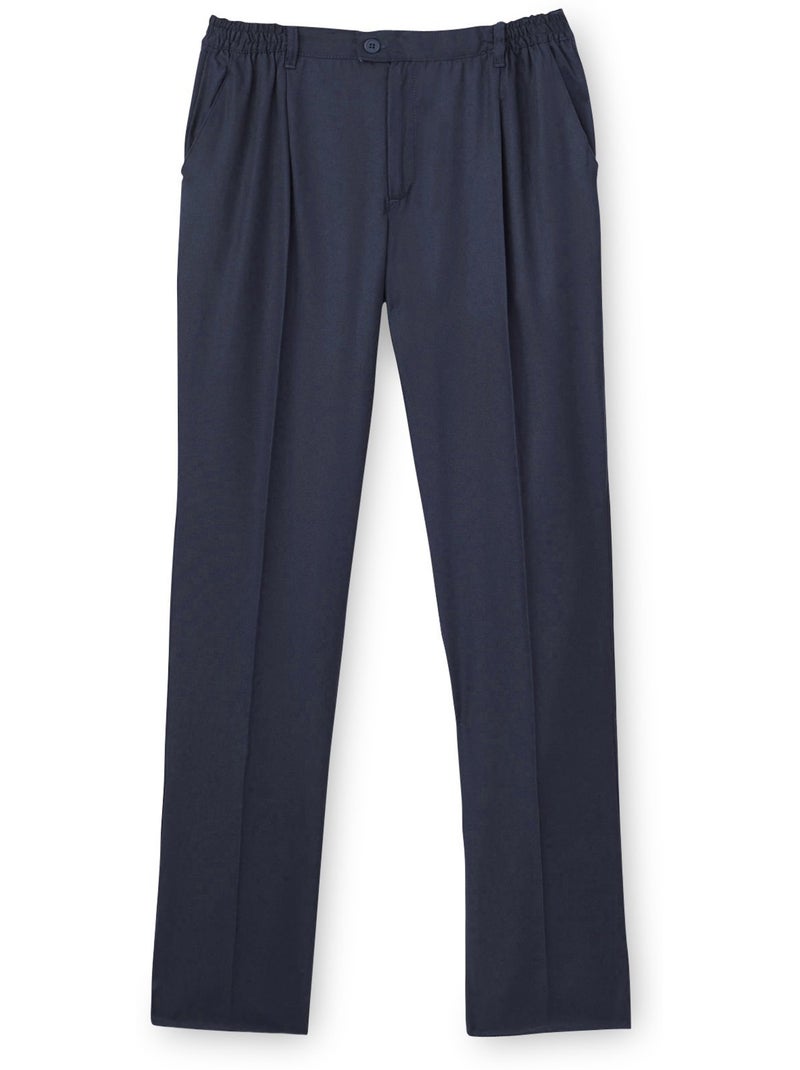 Pantalon droit tout confort - DAXON Bleu marine - Kiabi