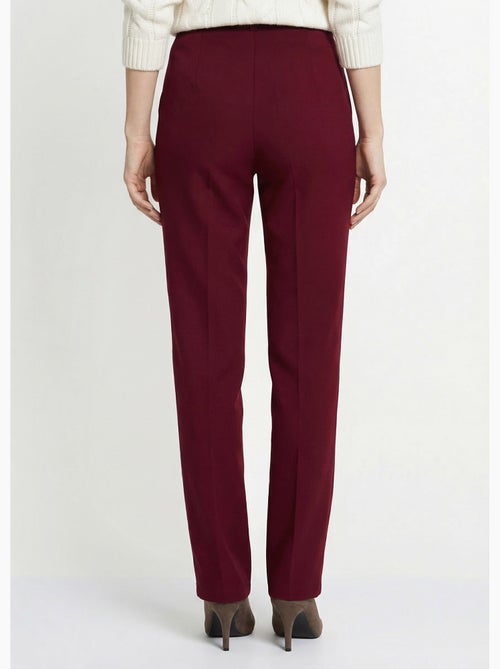 Pantalon droit uni taille semi élastiquée - Afibel - Kiabi
