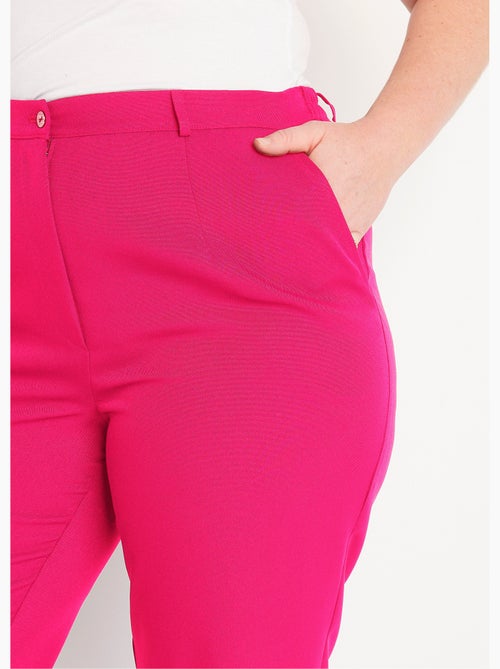 Pantalon droit uni taille semi élastiquée - Afibel - Kiabi Pantalon droit uni taille semi élastiquée - Afibel - Kiabi