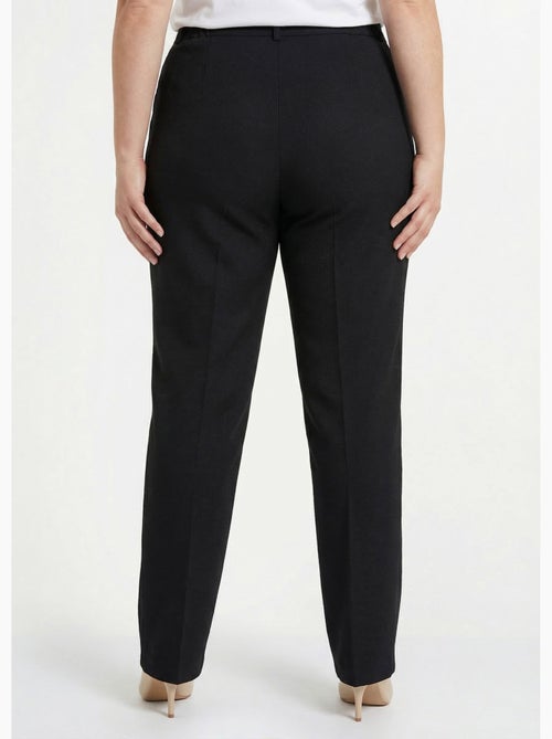 Pantalon droit uni taille semi élastiquée - afibel - Kiabi Pantalon droit uni taille semi élastiquée - afibel - Kiabi