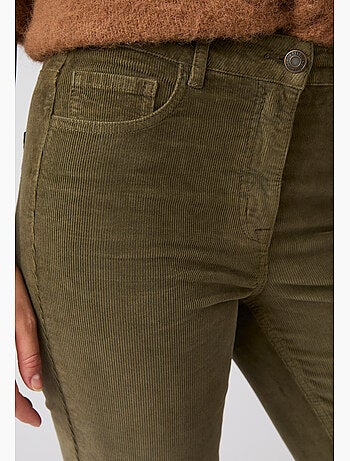 Pantalon droit velours perfect fit by damart - damart