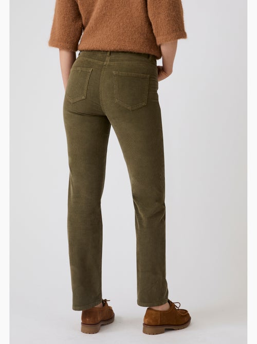 Pantalon droit velours perfect fit by damart - damart - Kiabi