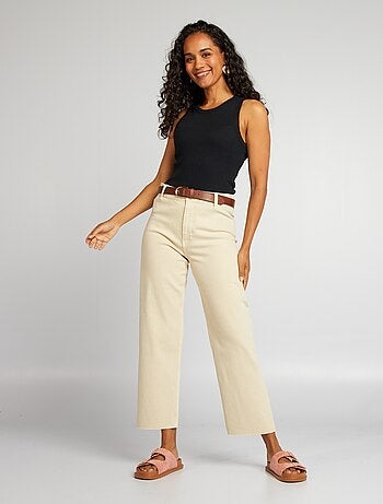 Pantalon droit wide leg - L28