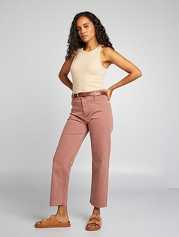 Pantalon droit wide leg - L28