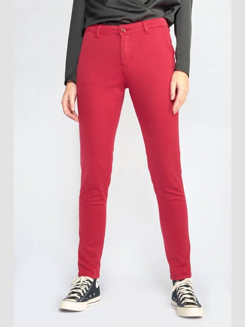 Pantalon DYLI 2 chino 'Le Temps Des Cerises' Rouge - Kiabi