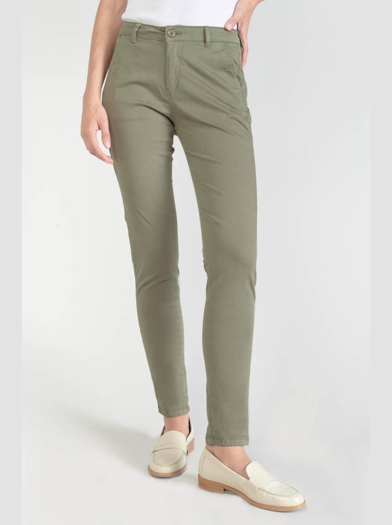 Pantalon DYLI 3 chino 'Le Temps Des Cerises' Vert - Kiabi