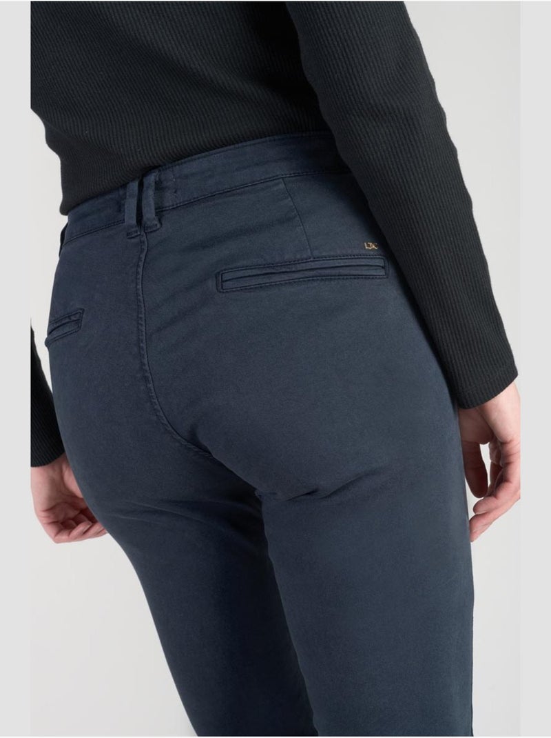 Pantalon dyli 4 chino 'le temps des cerises' Bleu - Kiabi