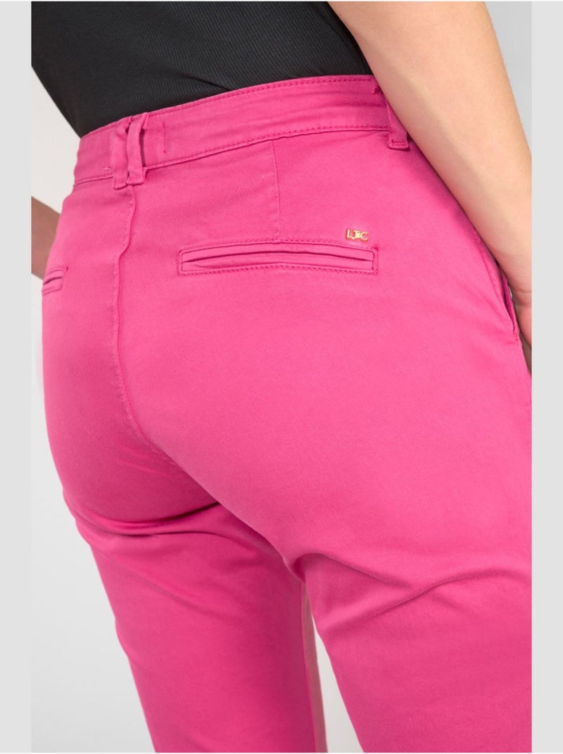 Pantalon DYLI 6 chino 'Le Temps Des Cerises' Rose - Kiabi