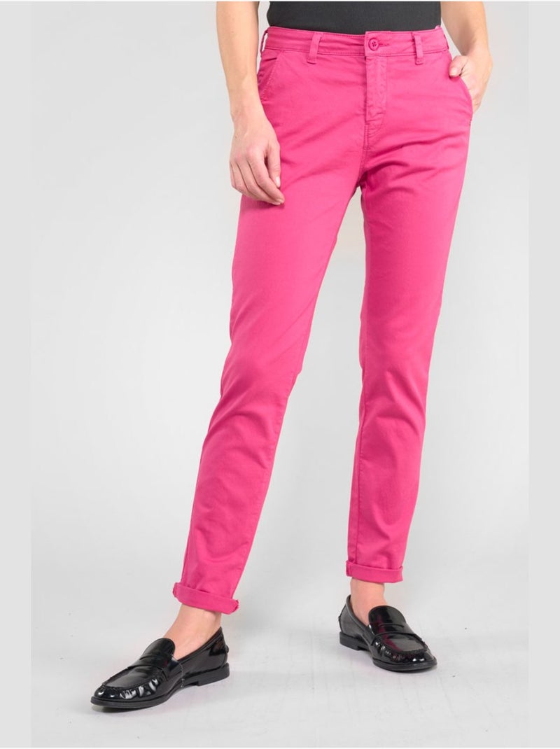 Pantalon DYLI 6 chino 'Le Temps Des Cerises' Rose - Kiabi