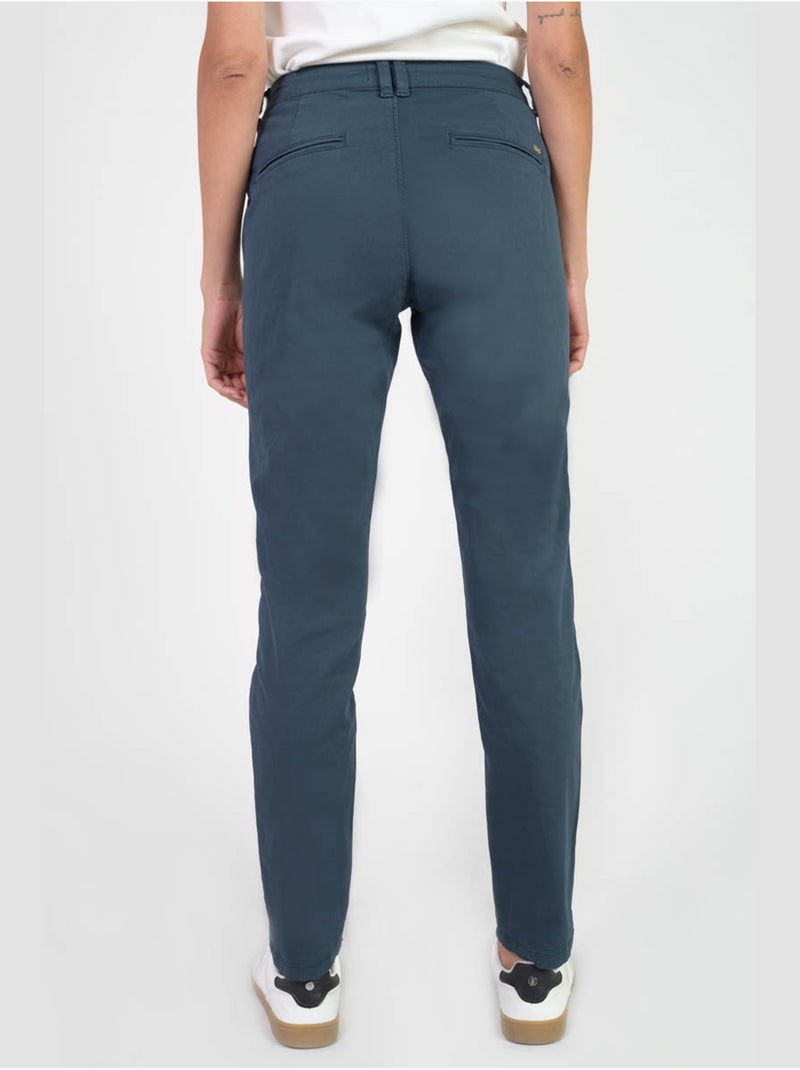 Pantalon dyli 7 chino 'le temps des cerises' Bleu - Kiabi