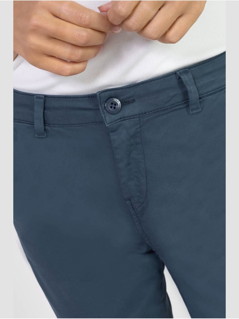 Pantalon dyli 7 chino 'le temps des cerises' Bleu - Kiabi