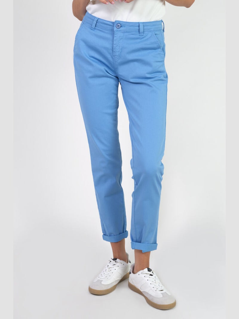 Pantalon DYLI 7 chino 'Le Temps Des Cerises' Bleu - Kiabi