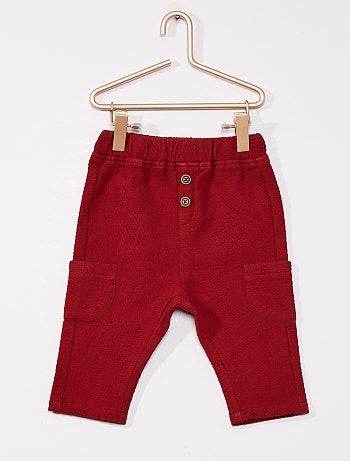 Pantalon éco-conçu en gaufré