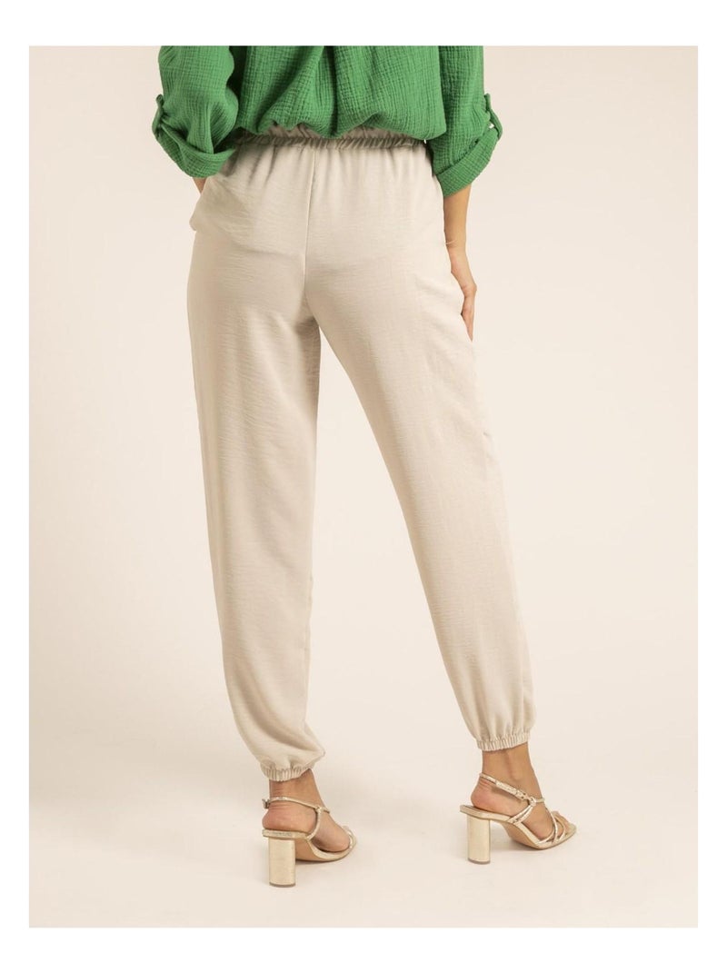 Pantalon EDANIA Ecru - Kiabi