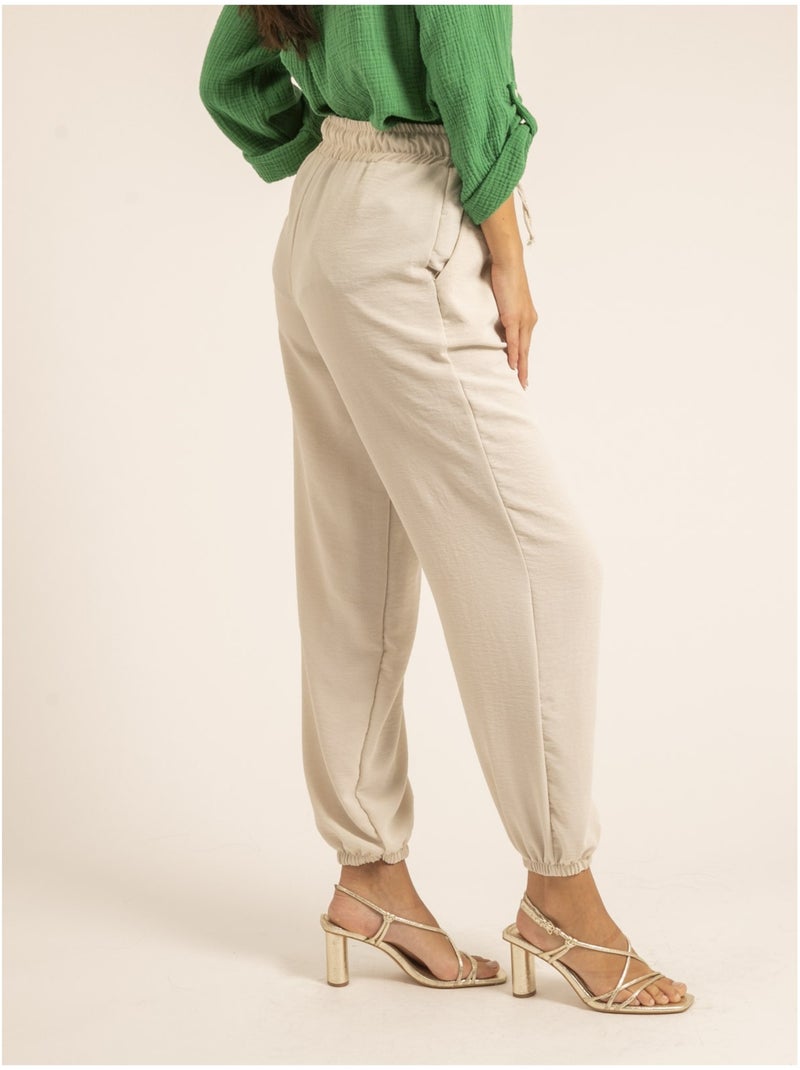 Pantalon EDANIA Ecru - Kiabi