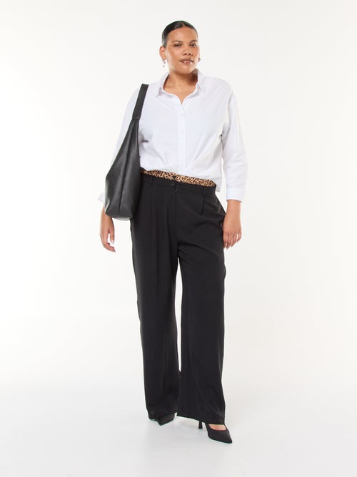 Pantalon effet caleçon léopard - Kiabi