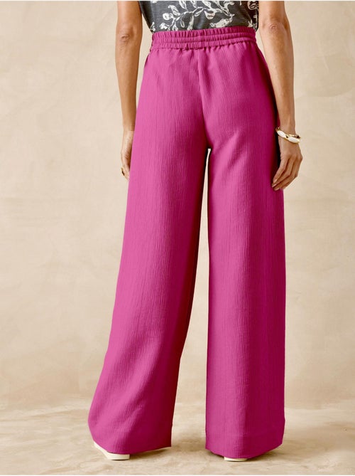 Pantalon effet froissé coupe large - DAXON - Kiabi