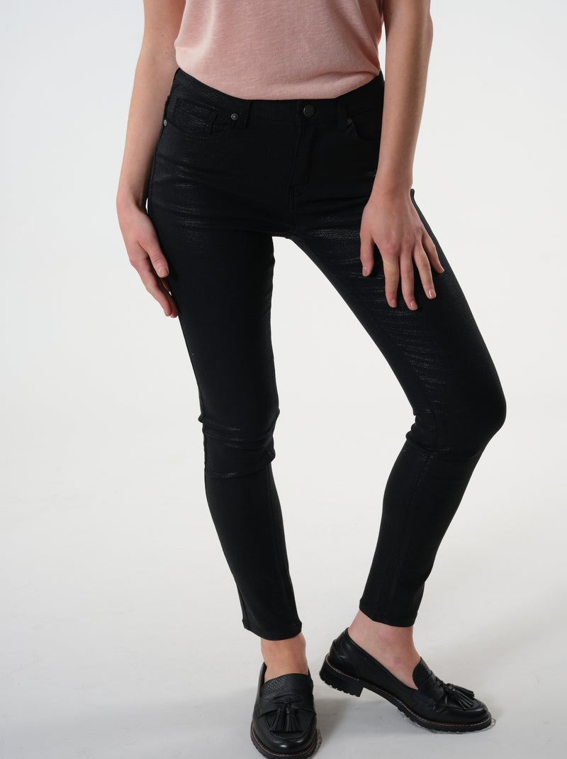Pantalon effet irisé 'Deeluxe' Noir - Kiabi