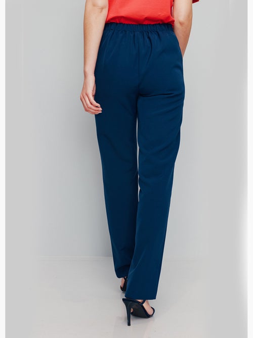 Pantalon effet pont en tissu extensible - Kiabi