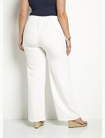 Pantalon effet pont taille élastiquée - afibel
