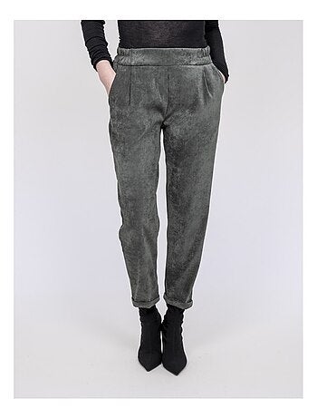 Pantalon effet velour EBILA