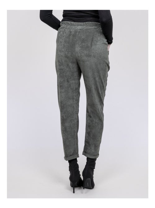 Pantalon effet velour EBILA - Kiabi