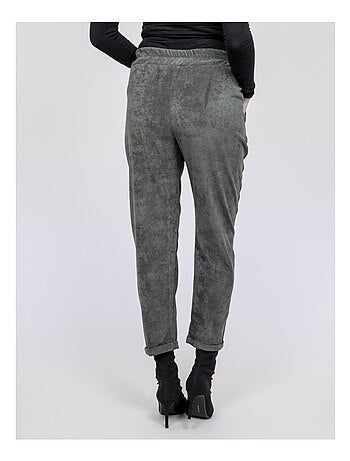 Pantalon effet velours ebila