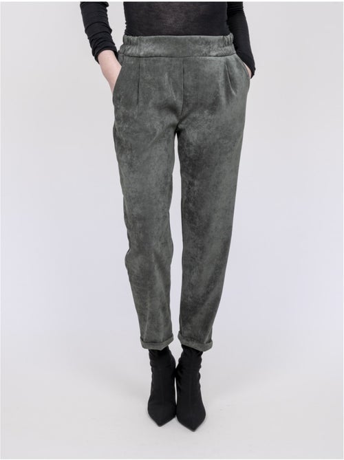 Pantalon effet velours ebila - Kiabi Pantalon effet velours ebila - Kiabi