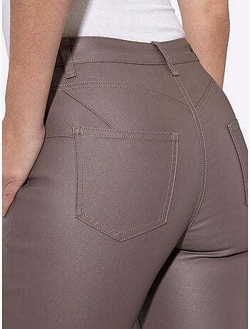 Pantalon Effet Ventre Plat - Taille Courte - Helline