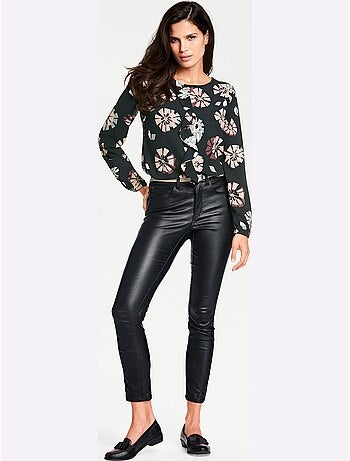 Pantalon Effet Ventre Plat - Taille Courte - Helline