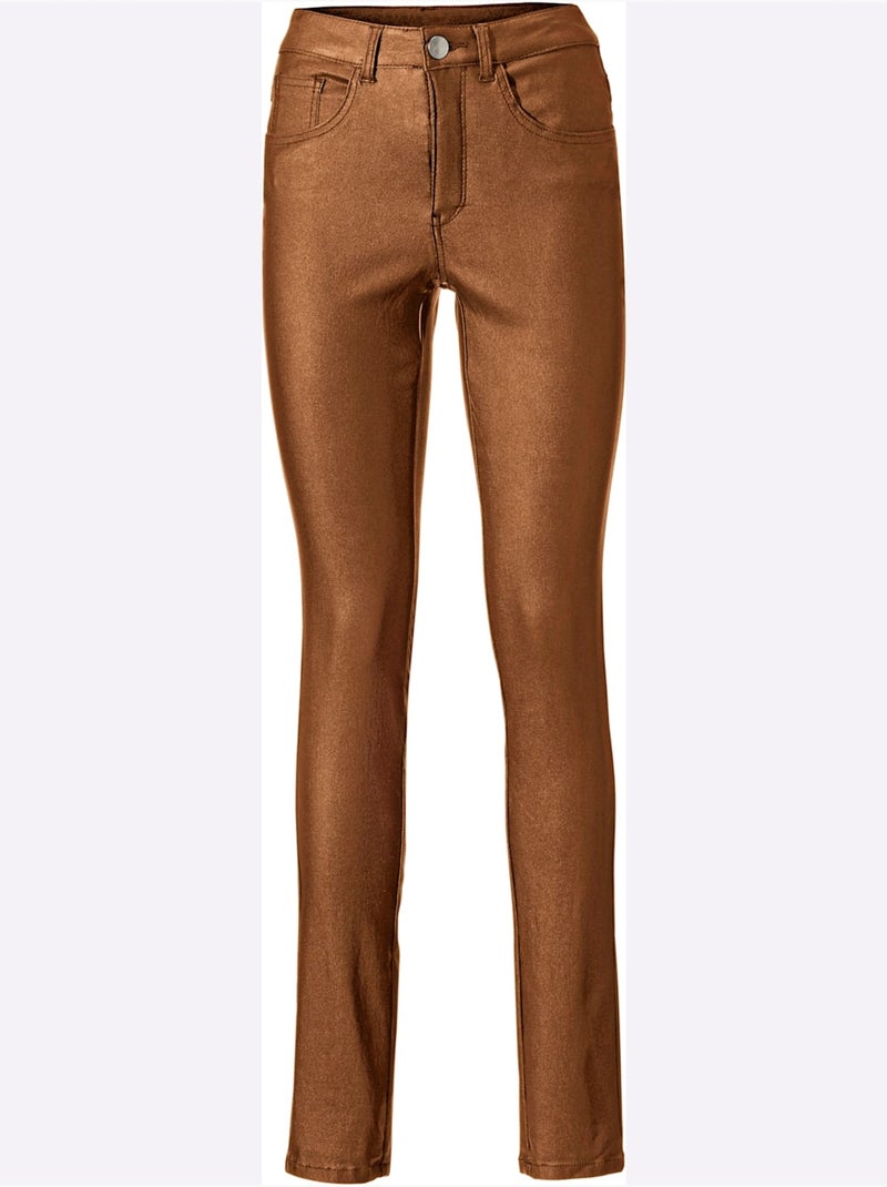Pantalon Effet Ventre Plat - Taille Standard - Helline Ambre - Kiabi